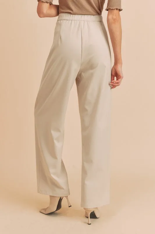 AEMI & Co. High-rise Wide-leg Pants- Tesia Pants