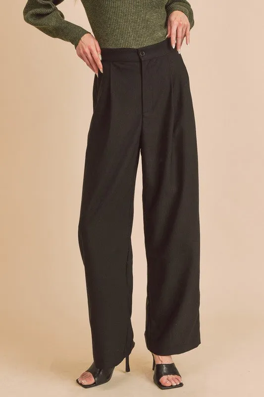 AEMI & Co. High-rise Wide-leg Pants- Tesia Pants