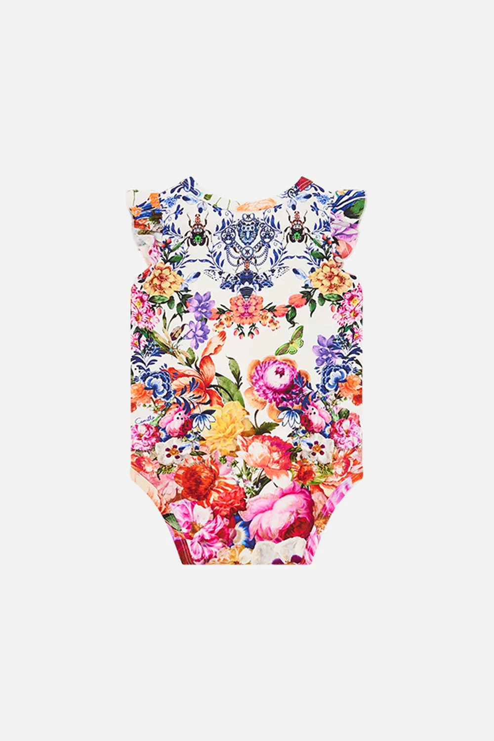 BABIES FRILL BODYSUIT DUTCH IS LIFE