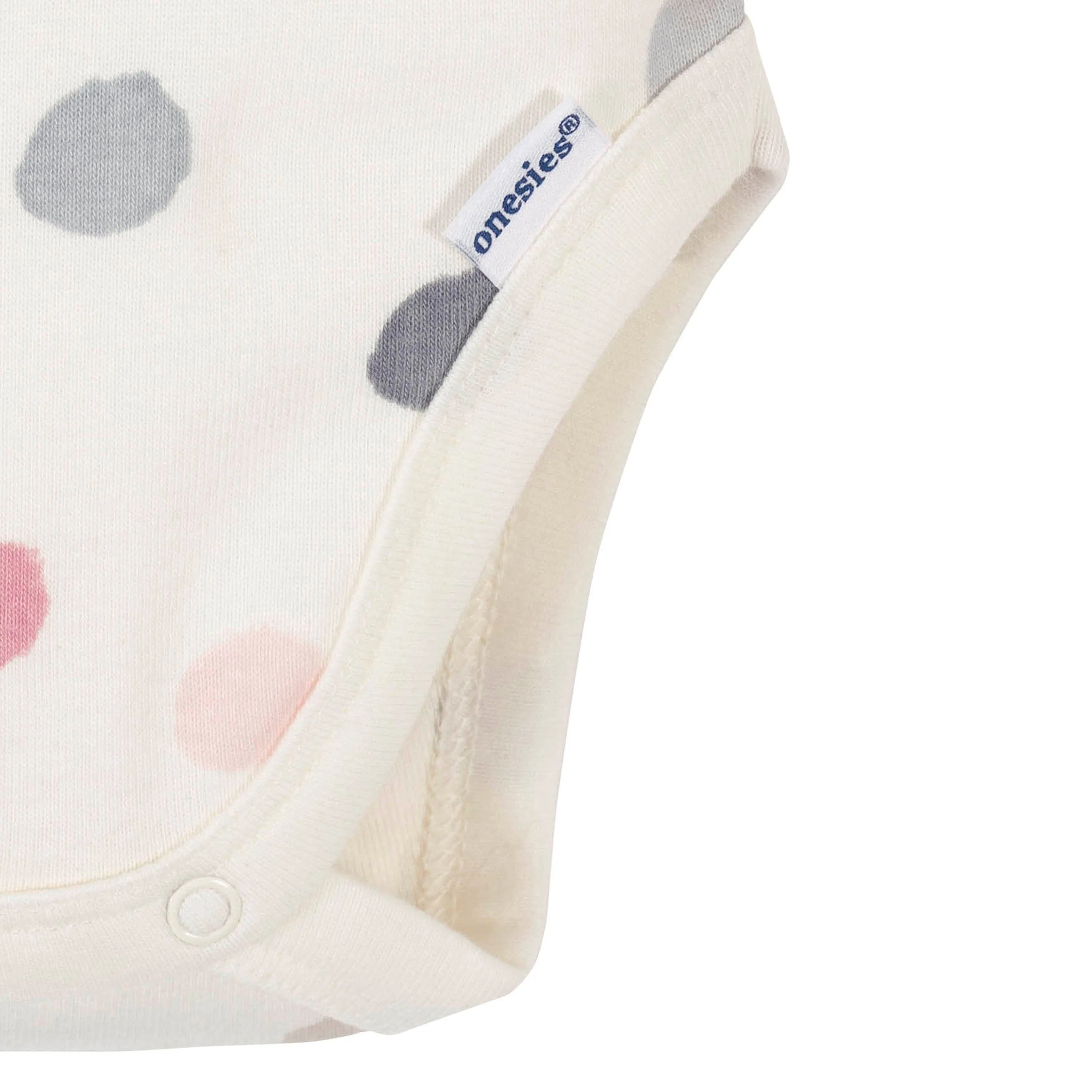 Baby Girls Polka Dots Long Sleeve Onesies® Bodysuit