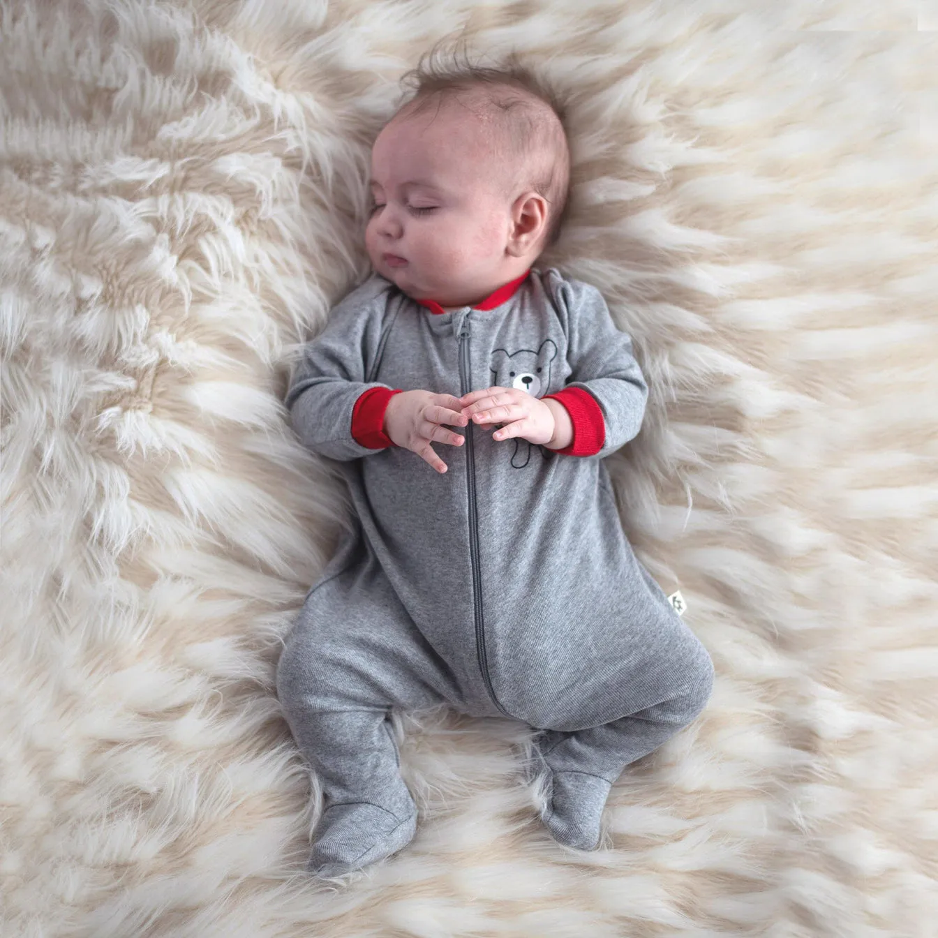 Bear Baby Sleeper Bodysuit