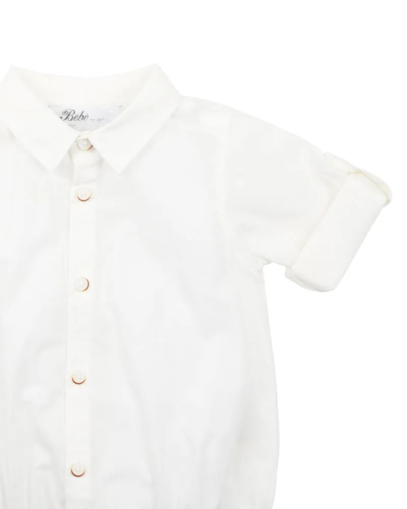 Bebe W24 Liam Ivory Shirt Bodysuit