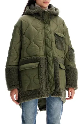 Blancha Shearling And Nylon Parka