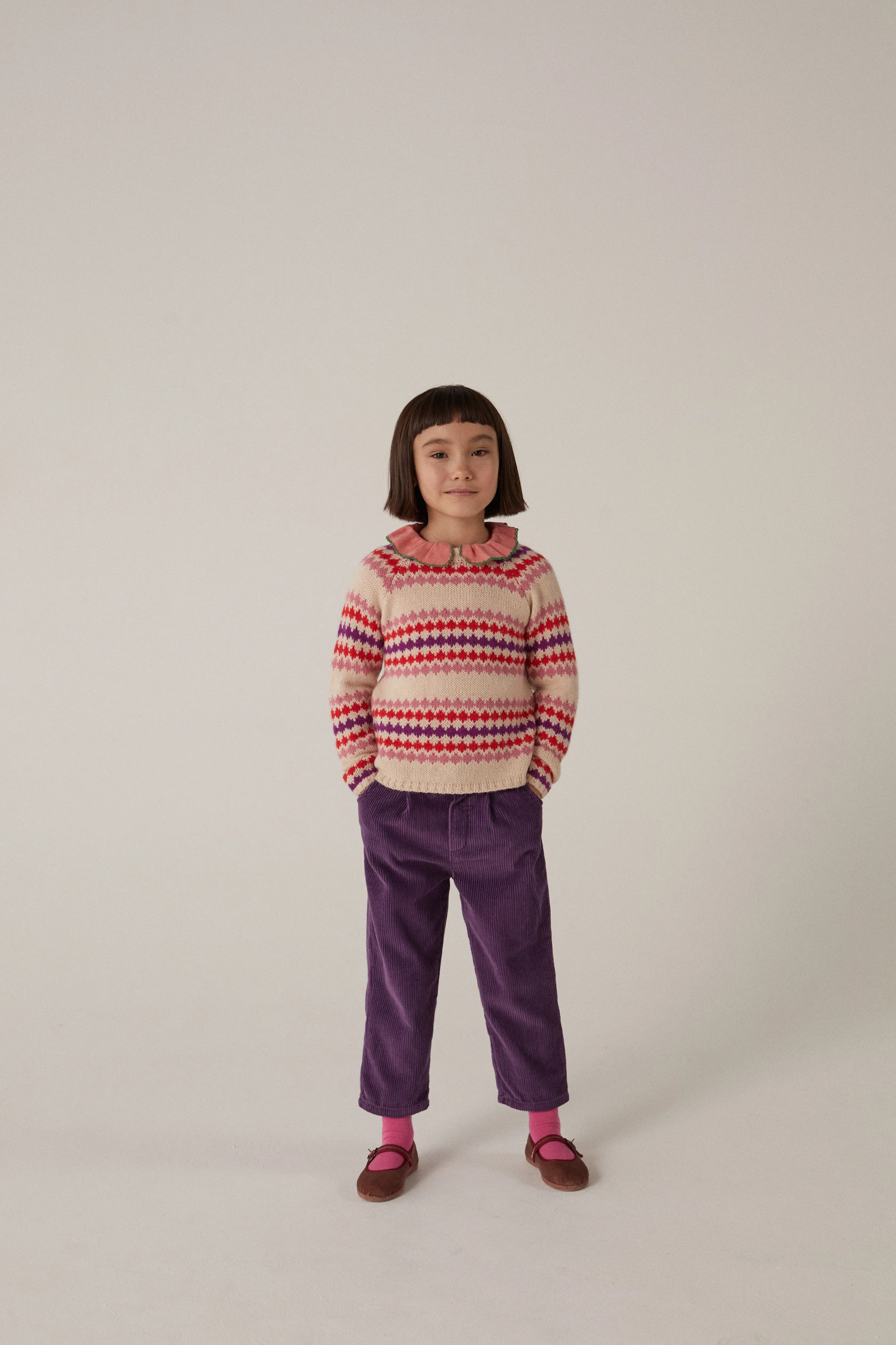 Capri Corduroy Pant, Violet