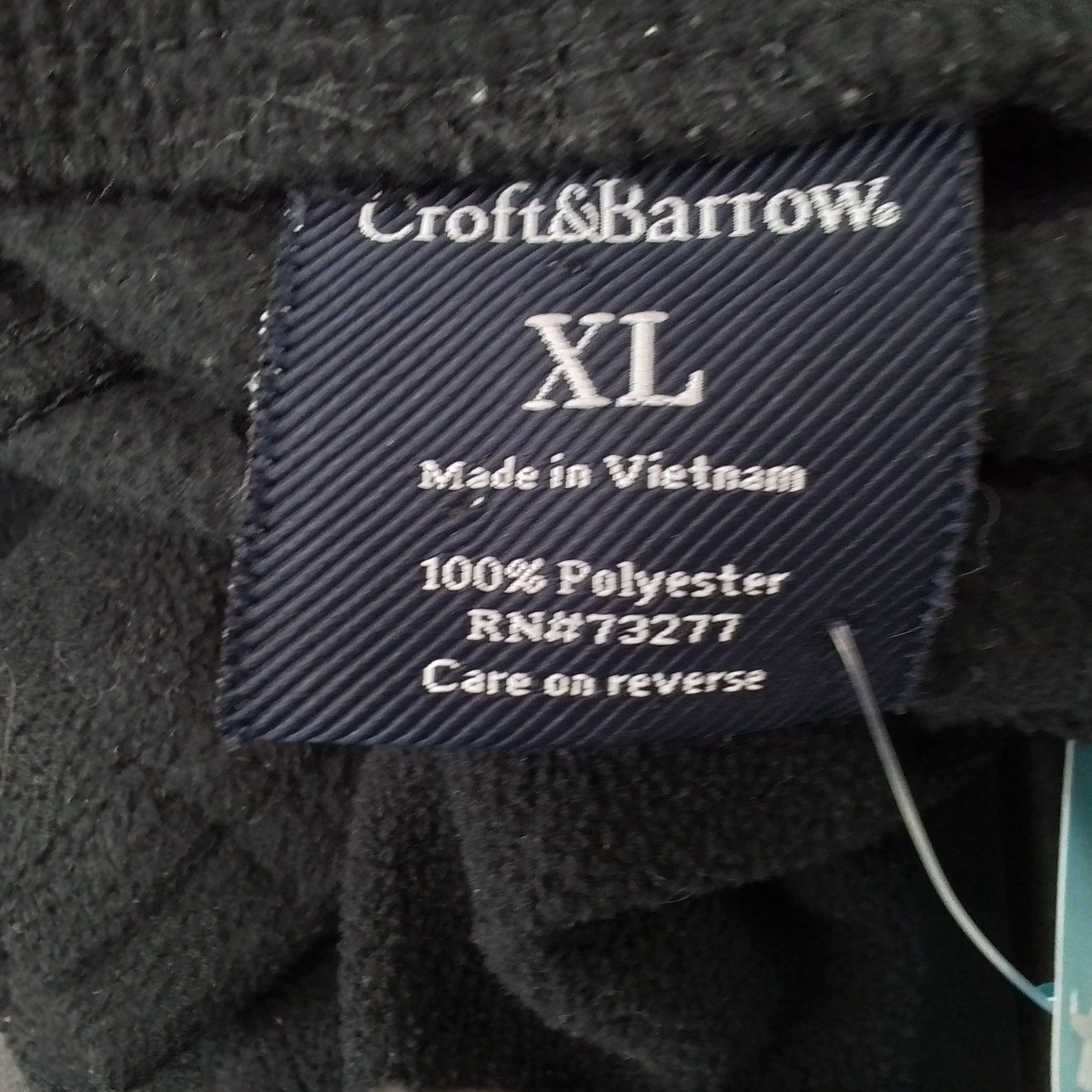 Croft & Barrow Men's Black Sweatpants