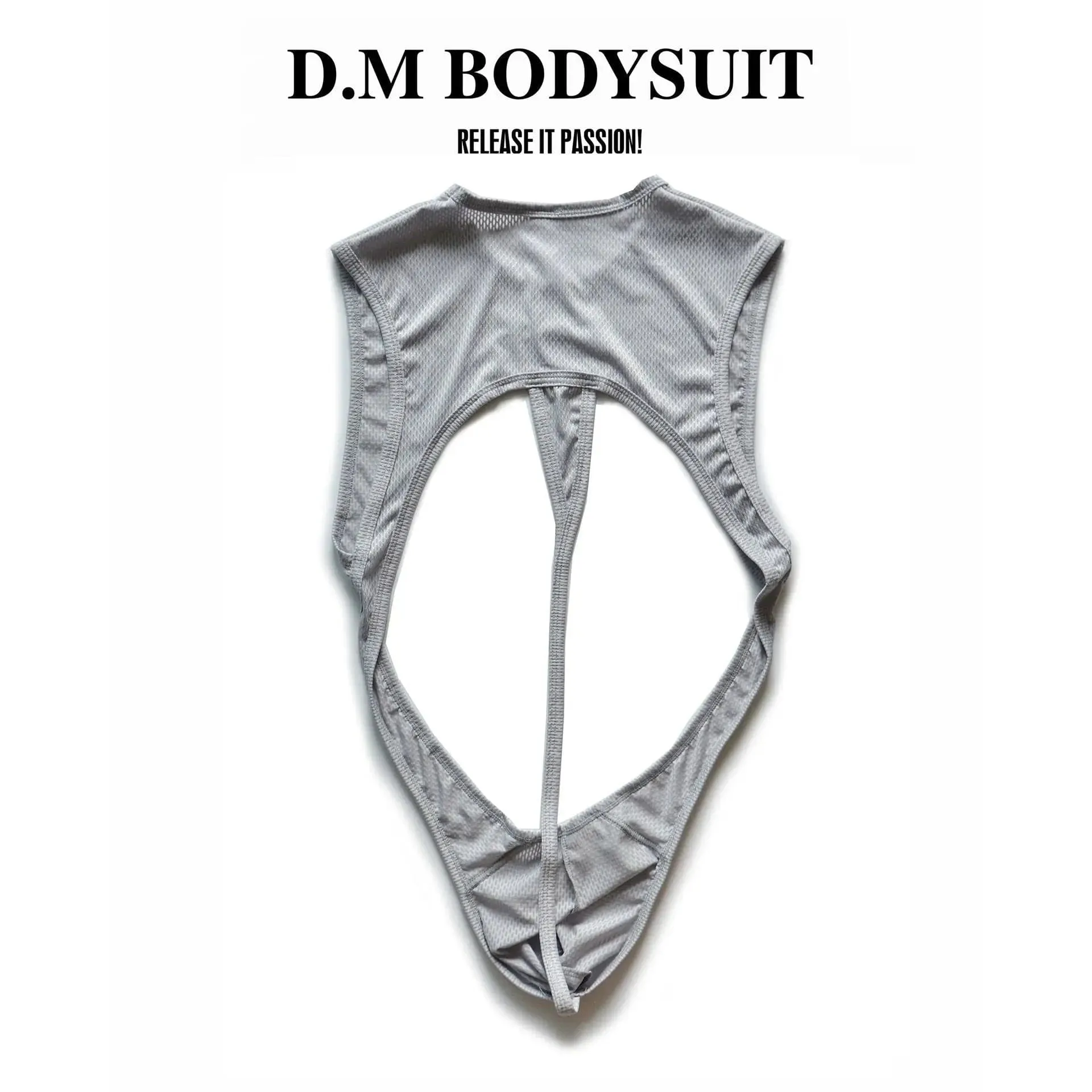 D.M Sexy Siamese Bodysuit Letters