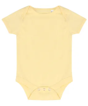 Essential short-sleeved bodysuit | Pale Yellow