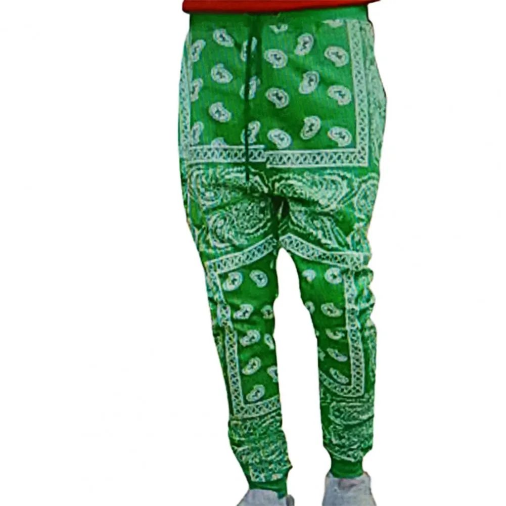 Fashion Printed Jogger Men Women Casual Pants Bandana Couple Jogging