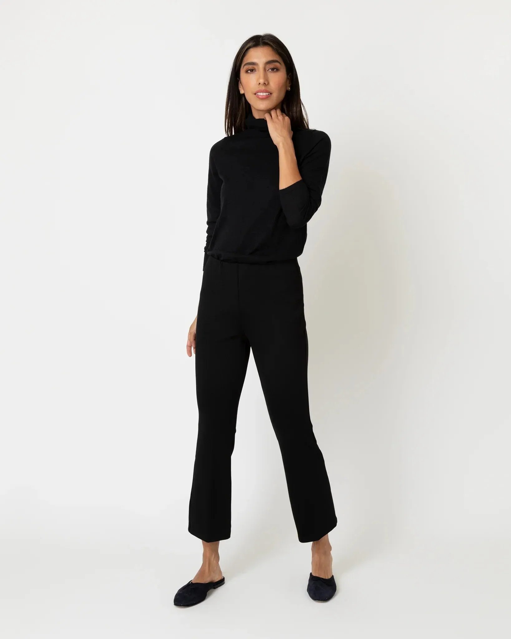 Faye Flare Cropped Pant - Ann Mashburn