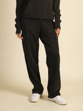 HARLOW ANDI CARGO SWEATPANTS - COAL