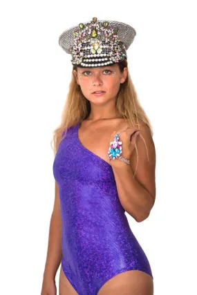 Holographic One Shoulder Bodysuit | 13 Colors