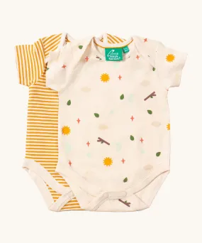 LGR Adventure Organic Baby Body Set - 2 Pack