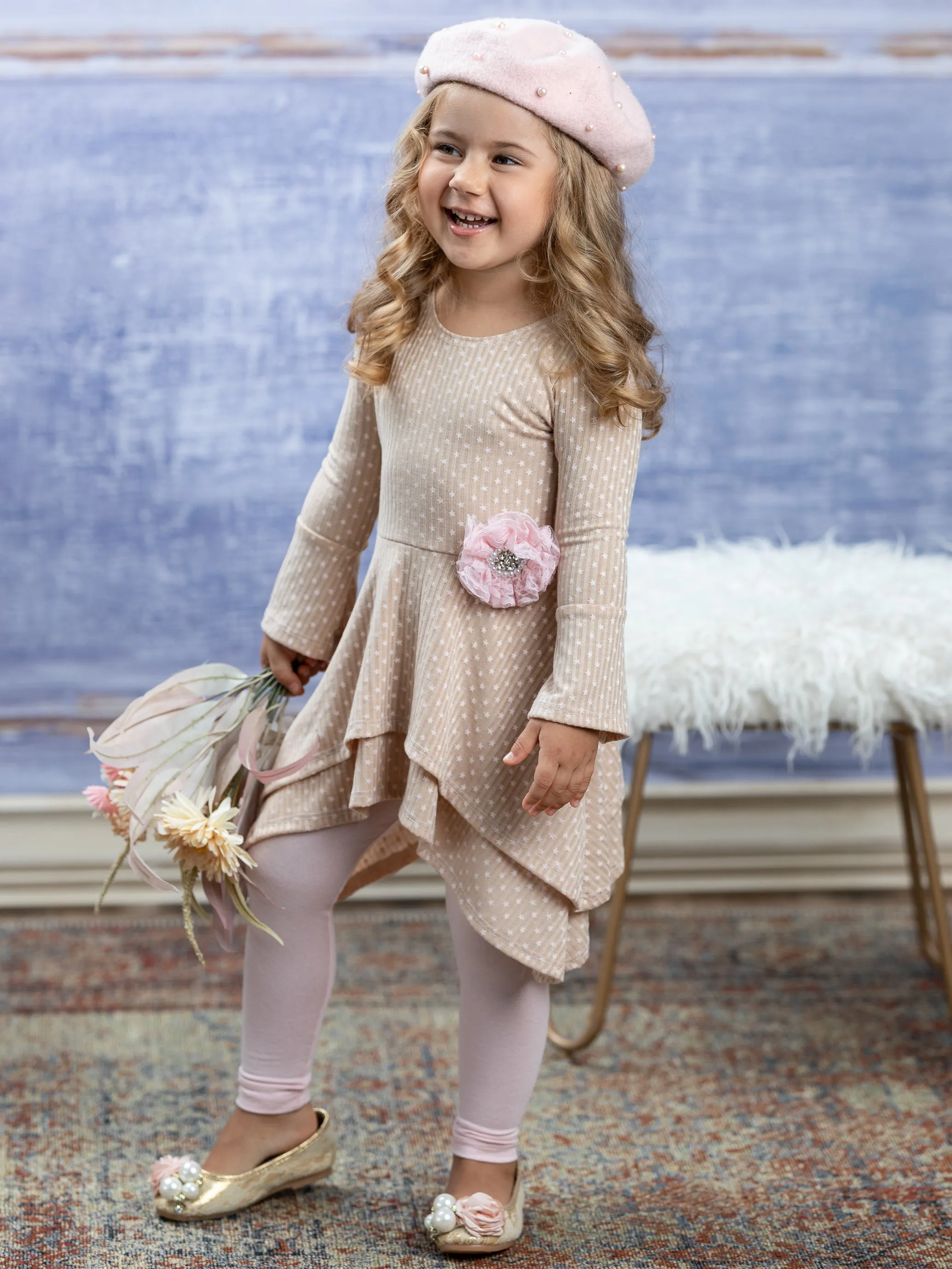 Little Star Sidetail Tunic and Legging Set