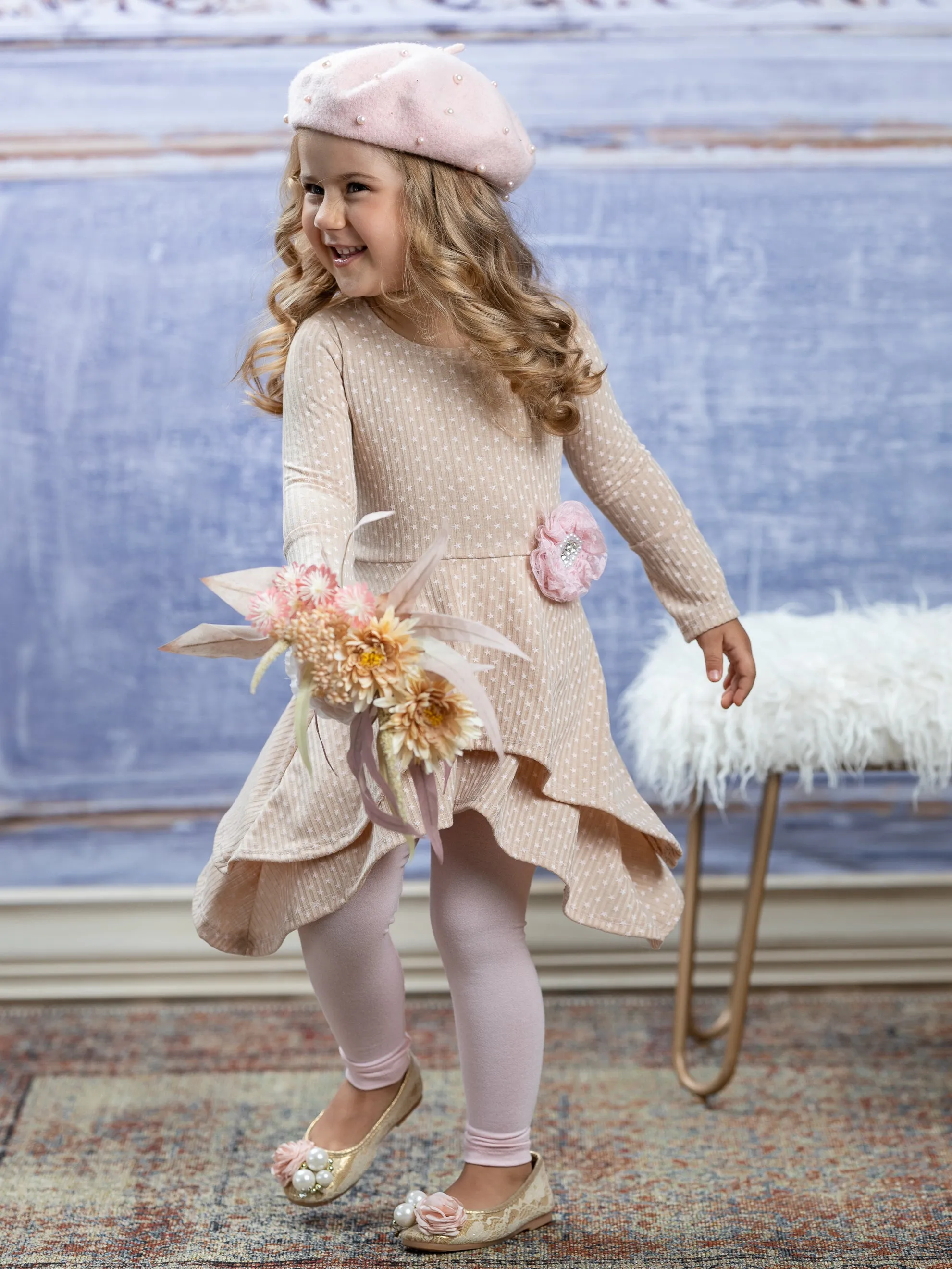 Little Star Sidetail Tunic and Legging Set