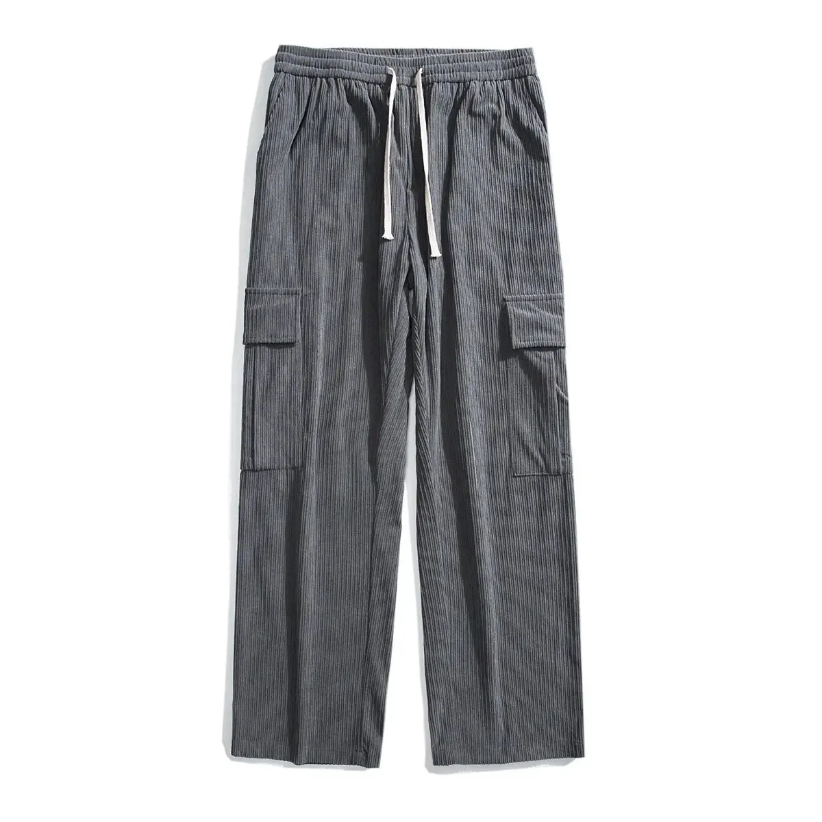 Loose Corduroy Cargo Pants