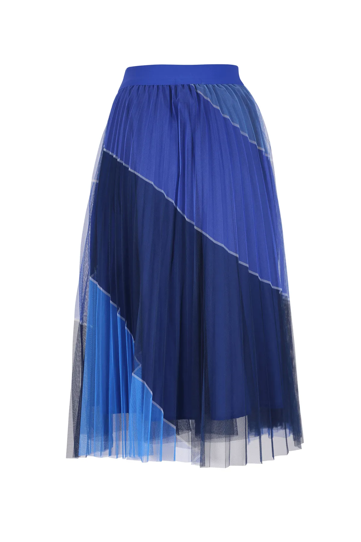 McQueen Tulle Skirt Reef Blue