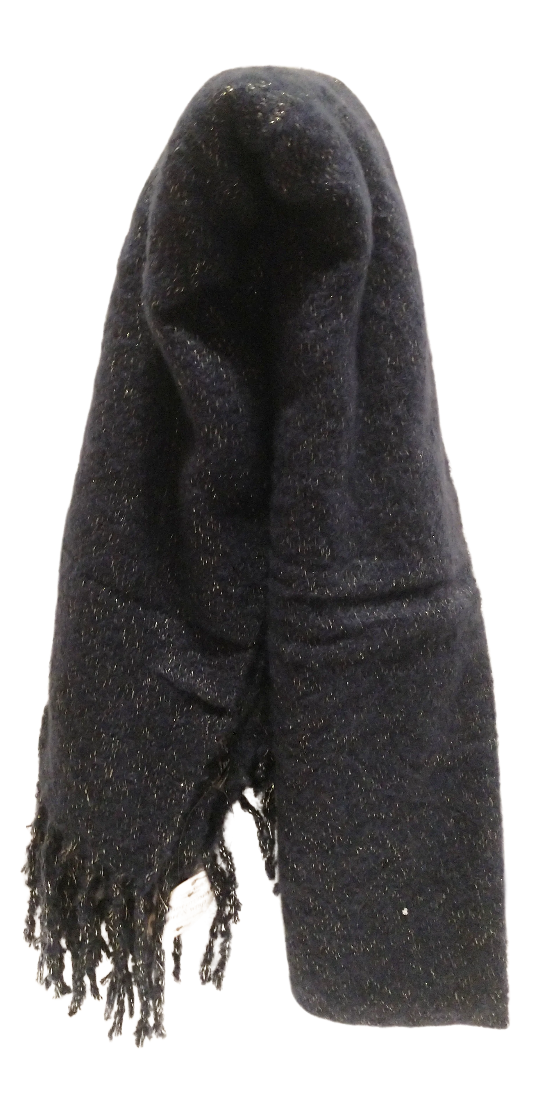 Navy Blue Stardust Oversized Scarf 72"