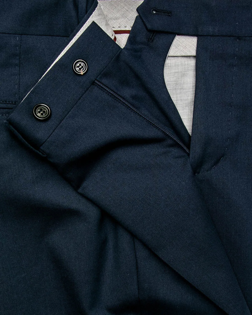 Navy Twill Dress Pant