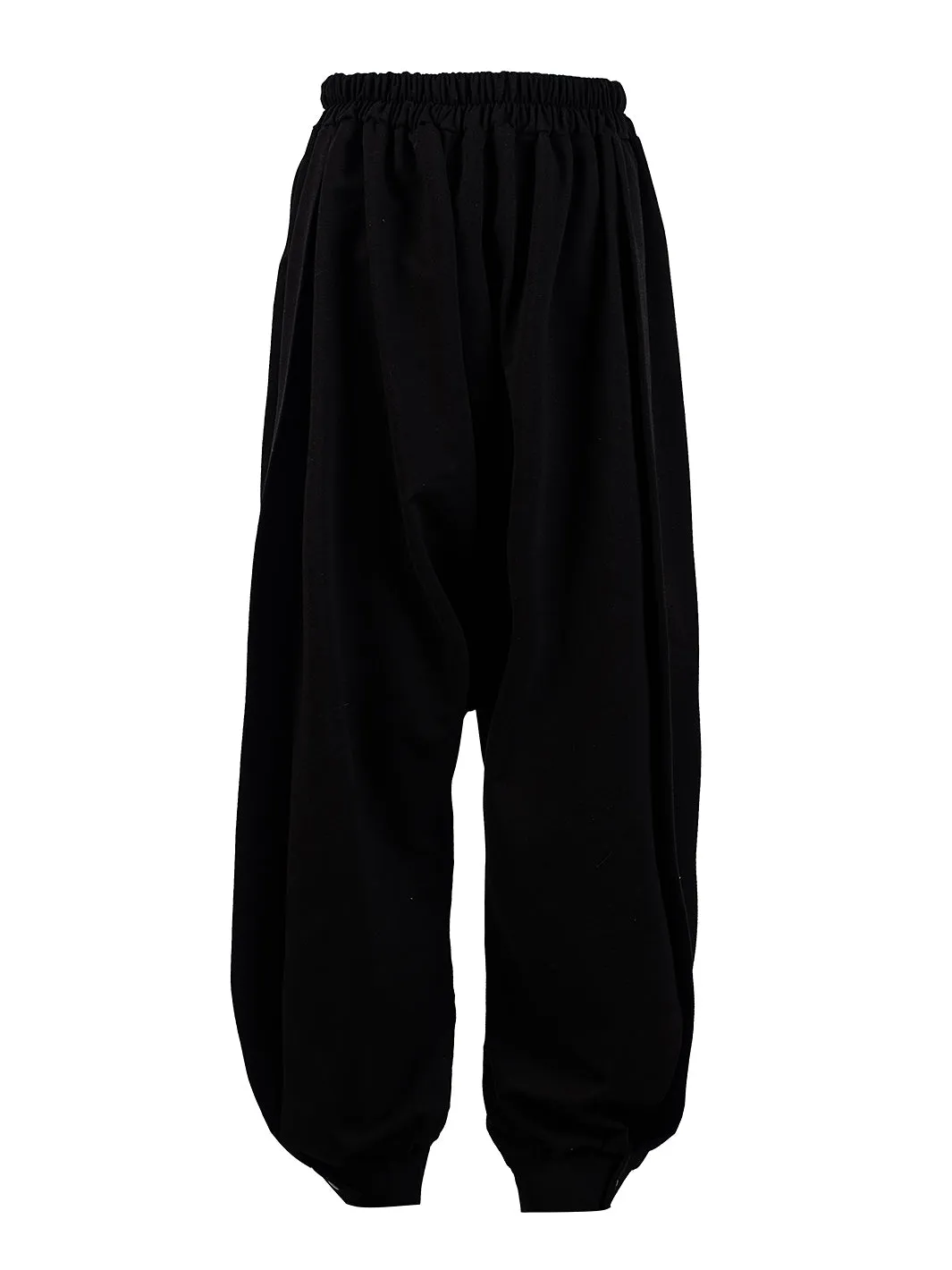 Oversize Black Pants With Cutouts