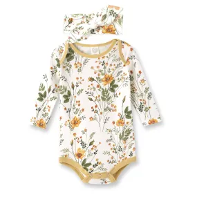 PRETTY PETALS BODYSUIT & HEADBAND SET