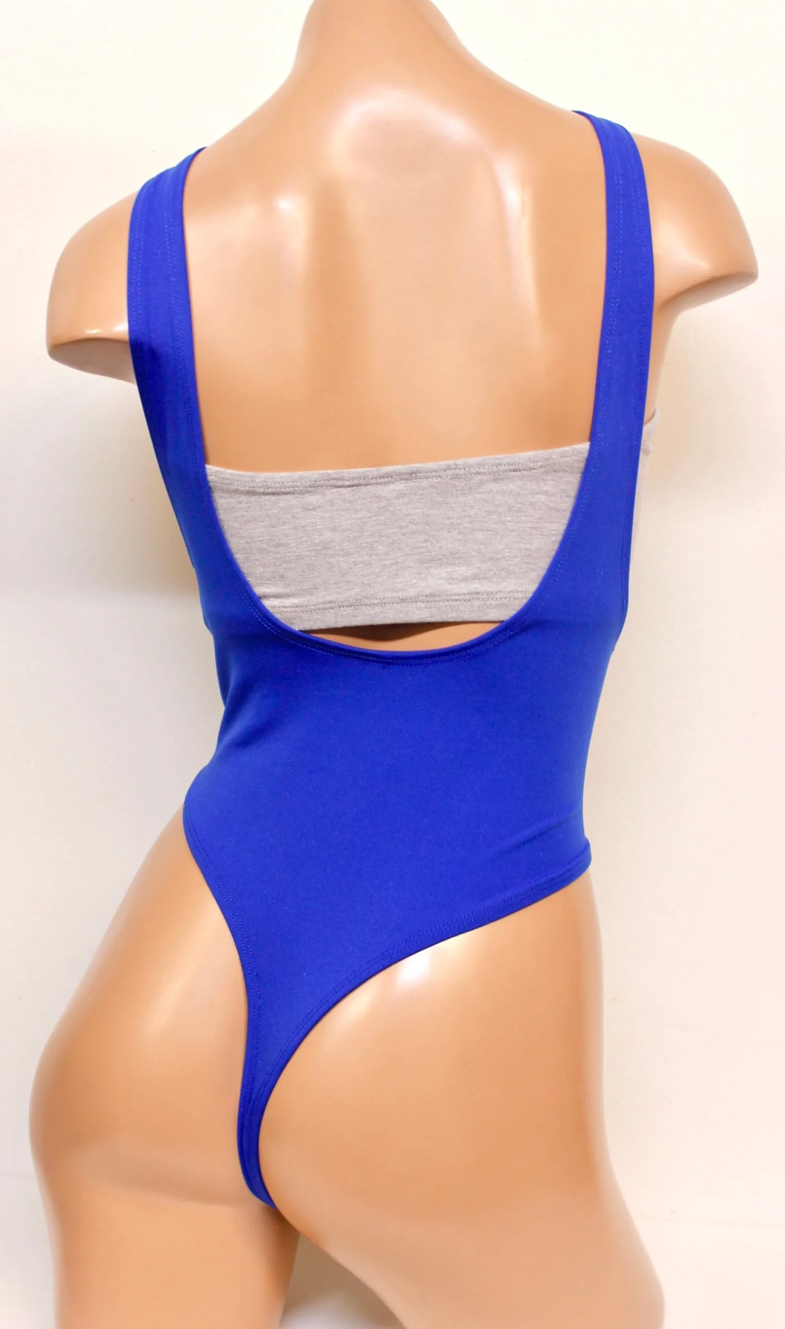 Science Experiment Gym Costume Set with Crop Top and Thongback Suit