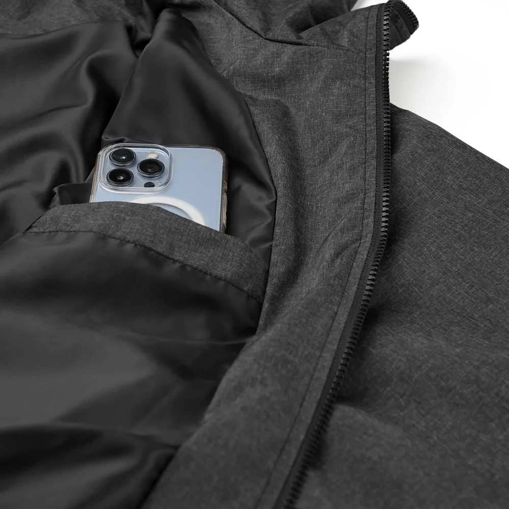 SUIT HOODED JACKET CHARCOAL