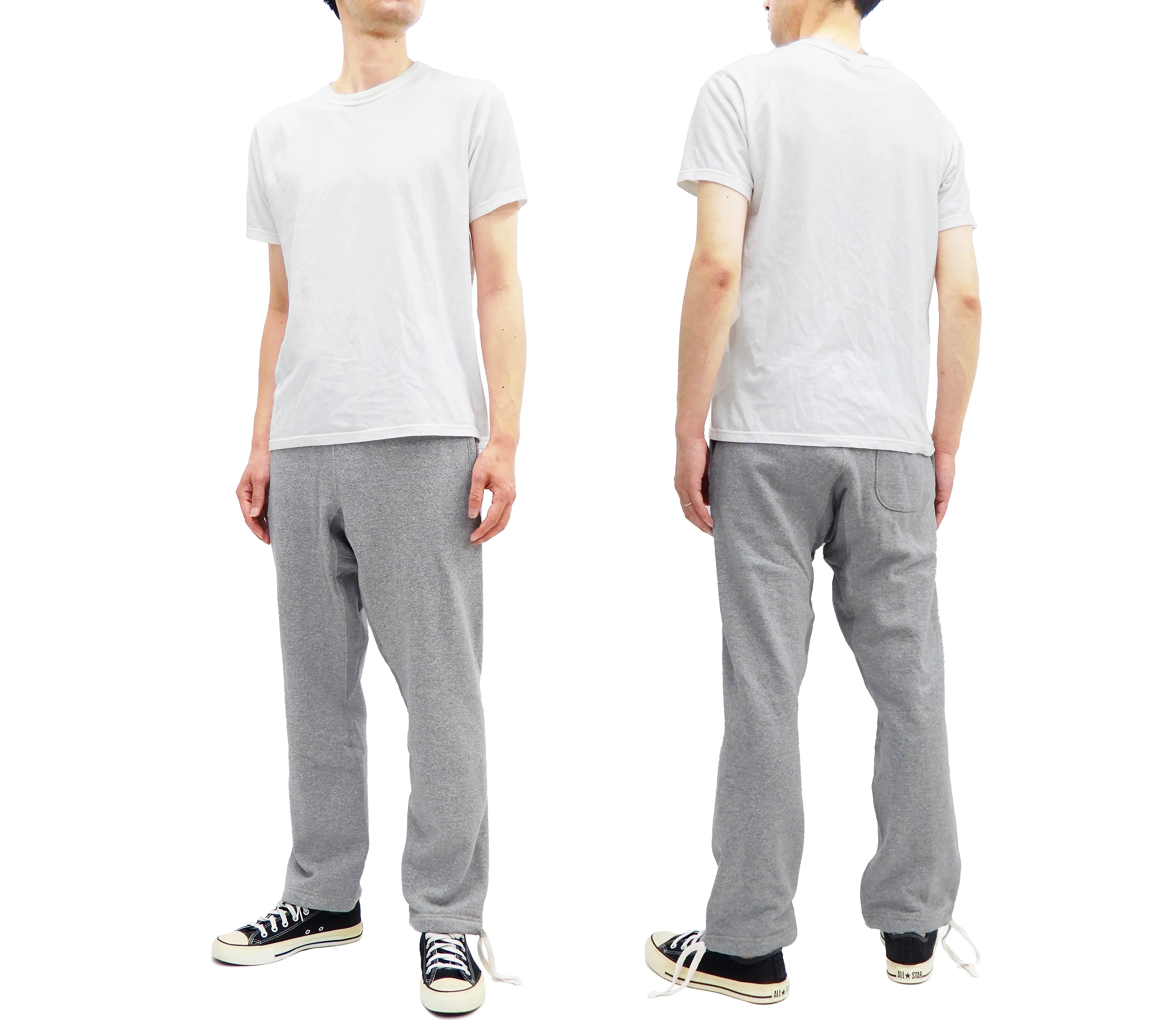 TOYS McCOY Sweatpants Men's Vintage Inspired Plain Straight-Leg Drawstring Pants TMC2380 020 Gray