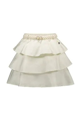 TWAIN Glitter Skirt with Pearl Belt