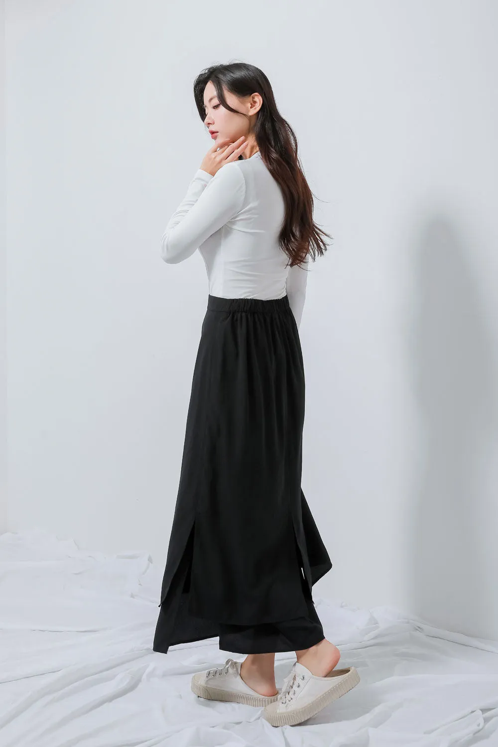 Two Layered Skirt BK