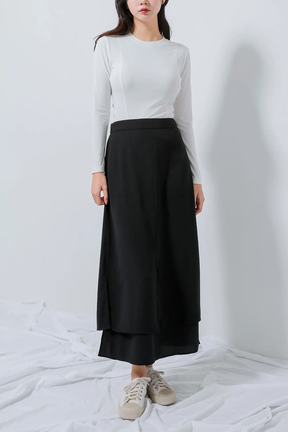 Two Layered Skirt BK