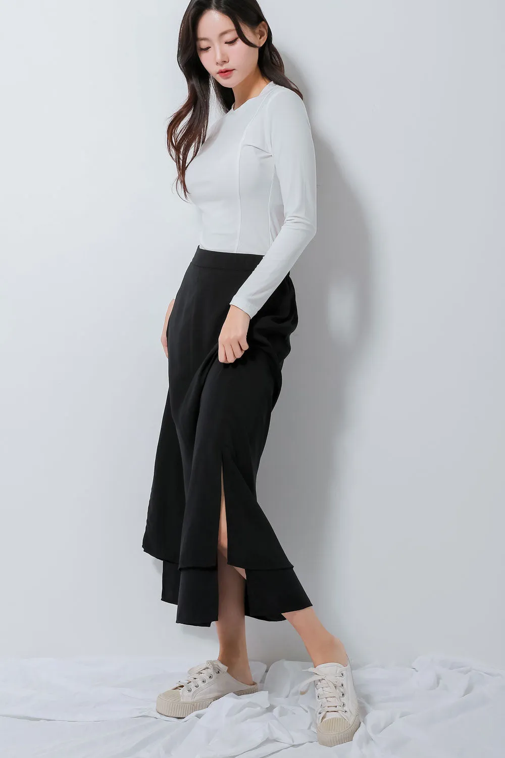 Two Layered Skirt BK