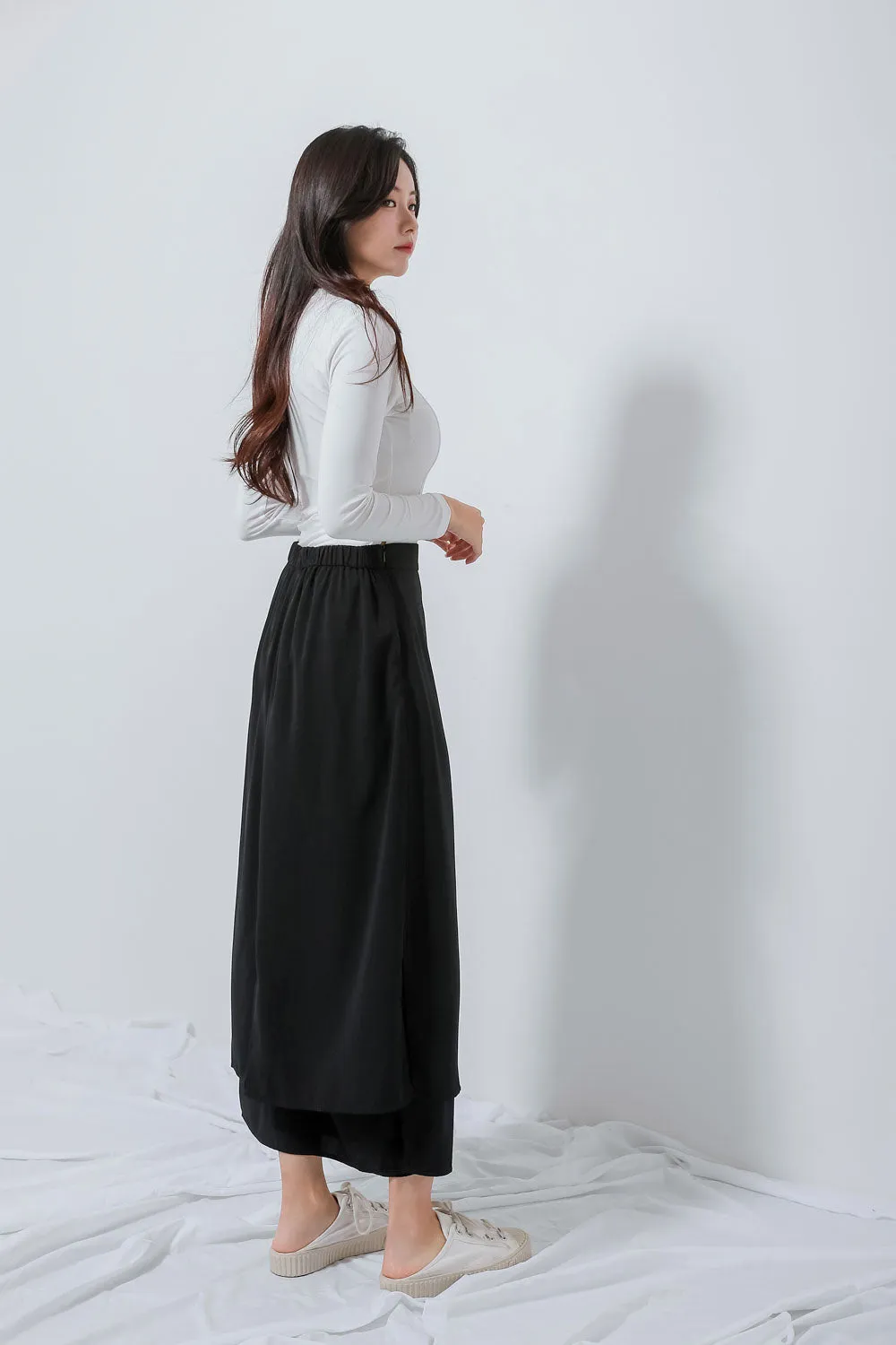 Two Layered Skirt BK