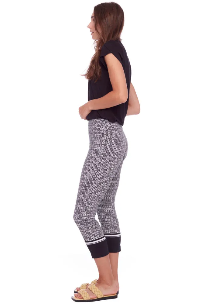 UP 25in Techno Crop Pant - Border Print